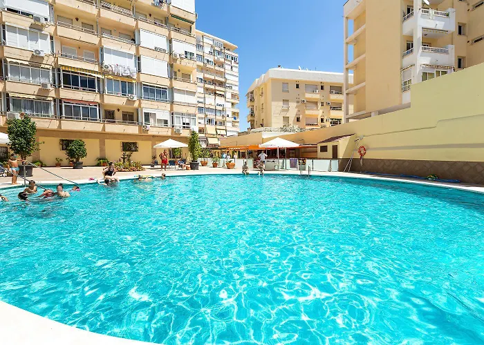 Ver952 - Vistas Mar Y Piscina, Wifi, Playa 600 Metros, Centro 150 Metros Apartamento Torremolinos
